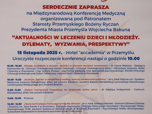 Medyk na konferencji Jerzyk