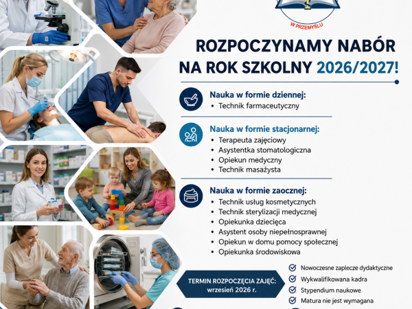 Rusza rekrutacja na nowy rok szkolny 2026/2027